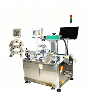 Machine de marquage laser à fibre avec convoyeur à alimentation automatique, lecture de codes GS1 DataMatrix et collecte de données pour la traçabilité un article-un code - Product Image 6