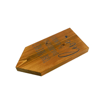 Produits naturels en gros blocs de bois massif en forme de maison non finis en bois personnalisé pour les projets d'artisanat de bricolage