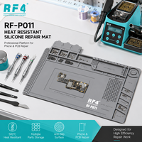 Tapis de réparation en silicone résistant à la chaleur RF4 RF-PO11 500 ° Tapis de soudure pour réparation de circuits imprimés de téléphones – Essentiels pour l'atelier de réparation électronique
