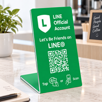 Carte de commentaires NFC personnalisée, encodage du lien Google NFC, panneau de comptoir en acrylique en forme de L pour les commentaires des clients des entreprises locales