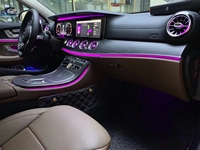 Intérieur de voiture 64 couleurs d'aération avec lumière ambiante pour Mercedes Benz Classe E W213