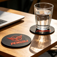 Sous-verres personnalisés en PVC souple, durables, résistants à la chaleur, antidérapants, impression UV, style dessin animé mignon, formes multiples, tailles personnalisables