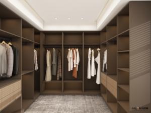 Spanish China Factory Modern New Design Plywood Durable Wood <strong>Tall</strong> <strong>Narrow</strong> L Shaped Open <strong>Wardrobes</strong> for Hotel - Product Image 6