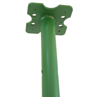 Poteaux d'échafaudage télescopiques en acier de haute qualité, robustes, pieds réglables, structure de support triangulaire, vente en gros