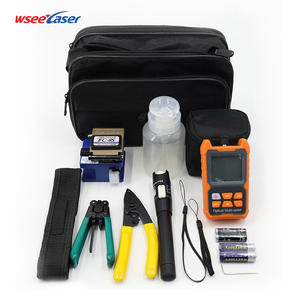 Thiết yếu FTTH sợi quang công cụ Kit trực quan lỗi định vị Power Meter FC-6S sợi Cleaver thiết bị sợi quang - Product Image 2