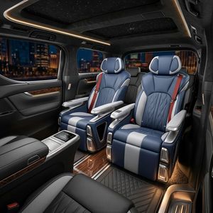 Sedile Auto VIP Certificato di Sicurezza, Conforme ISO, con Controllo <span class=keywords><strong>a</strong></span> Disco Rotante per Upgrade Interni di Van di Lusso - Product Image 2