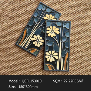 <span class=keywords><strong>Azulejos</strong></span> esmaltados 150x300mm Cocina Cintura <span class=keywords><strong>Baño</strong></span> Balcón <span class=keywords><strong>Azulejos</strong></span> de pared esmaltados Estilo retro francés - Product Image 2