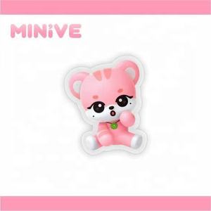 Venta al por mayor Kpop Minive coreano lindo soporte de agarre plegable IVE soporte de enchufe soporte de teléfono móvil soporte de expansión de dedo - Product Image 2