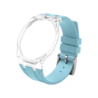 Transparente Hülle + Armband aus Flüssigsilikon für AP X Swatch Royal Pop Pocket Watchband Modification Kit