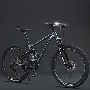 Bicicleta de Montaña Lanling Lan Ling <span class=keywords><strong>Pioneer</strong></span> con Suspensión Trasera para Adultos, Hombres, Mujeres y Adolescentes, con Amortiguadores Delanteros y Traseros de Doble Eje - Product Image 6