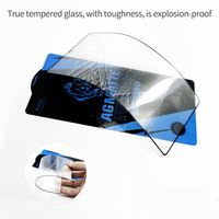 Protection d'écran en verre trempé transparent anti-chute Yongpoly 0,18 mm avec déverrouillage par empreinte digitale pour Samsung S24 Ultra S25 Plus S26 S23