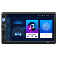 Radio con pantalla HD de 7 pulgadas para coche, reproductor mp5 con manos libres, BT, llamada, 2Din, imagen de marcha atrás, 12V, alta potencia 7388, audio 7010