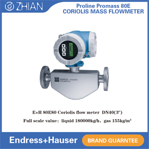 เครื่องวัดการไหลแบบดิจิตอล Coriolis ของ Endress+Hauser รุ่น Proline Promass 80E DN80 80 มม. 80F80 วัสดุสแตนเลส แบบ OEM ที่ปรับแต่งได้ - Product Image 2