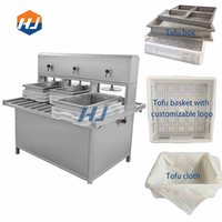 Ligne de production industrielle automatique de presse à tofu Machine de traitement de soja pour la fabrication de tofu Produits de fèves de l'industrie alimentaire de ferme
