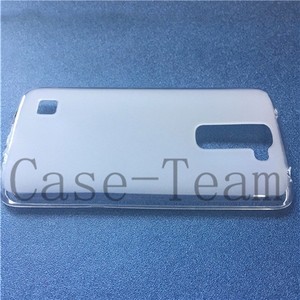 Производитель, оптовая продажа, Матовые чехлы из ТПУ, Мягкая матовая задняя крышка, силиконовый чехол для мобильного телефона LG K7, черный - Product Image 3