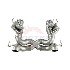 ท่อไอเสีย Vortex Premium Titanium สำหรับ Ferrari SF90 3.9T V8 Valvetronic Catback X-Pipe เสียงเอ็กโซติกสูง - Product Image 5