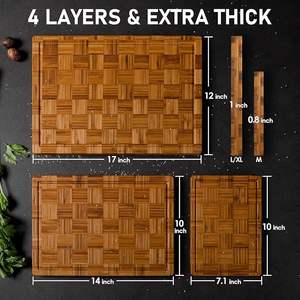 Taglieri in legno di bambù per la casa in stile Vintage di fascia alta a basso prezzo-che combinano bellezza e funzionalità - Product Image 5