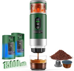 Factory New Portable <b>Coffee</b> Maker with 2pcs Removeable Battery Easy Carry LED Display Mini Espresso <b>Machine</b> for Travel Camping - Product Image 1