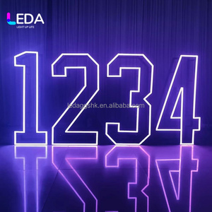 LEDA Customized 4ft Foldable Led <b>Marquee</b> Numbers <b>Light</b> up Letter Sign Led Metal Illuminated Letters for Outdoor Advertising - Product Image 4