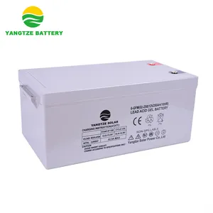 3 years warranty long life sealed 12v lead-acid battery 250ah