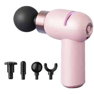 Yixuan - Nueva Pistola de Masaje Facial Compacta y Económica con Botones, 6 Velocidades, Percusión <span class=keywords><strong>Muscular</strong></span> Profunda, 4 Cabezales - Product Image 1