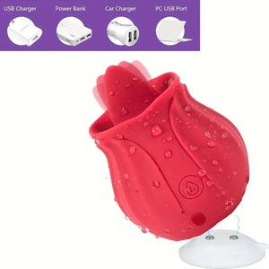 Vibrateur rechargeable en forme d'œuf vibrant pour stimulation du clitoris, du point G, du vagin, des seins et des mamelons, jouet sexuel. - Product Image 4