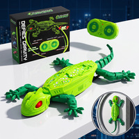 Jouet promotionnel télécommandé électrique : Gecko, lézard ou caméléon de simulation, bionique, grimpant et marchant sur les murs en plastique