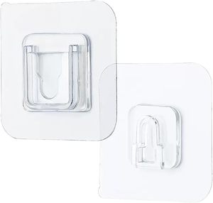 Crochets muraux adhésifs multifonctionnels, robustes, sans clou, écologiques, pour la cuisine et la salle de bain - Product Image 1