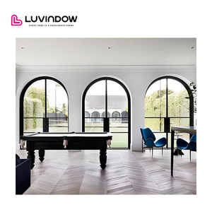 ประตูเหล็กดัดจำลองประตูทางเข้าหลักประตูอะลูมิเนียมเก็บเสียงกันเสียงประสิทธิภาพสูงประตูทางเข้าหลักยอดนิยม - Product Image 6