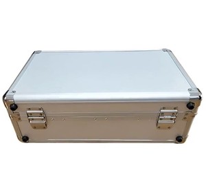 Caja de <span class=keywords><strong>herramientas</strong></span> de peluquero de aluminio vacía Caja de transporte dura de aluminio universal <span class=keywords><strong>Maletín</strong></span> portátil - Product Image 3