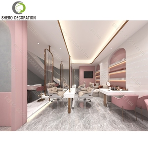 Diseño Interior de Salón de Belleza, Mueble Exhibidor para Salón, Mesa para Salón de Uñas, Muebles Personalizados para Salón de Belleza, Decoración de Lujo para Salón de Belleza - Product Image 2