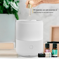 Diffuseur d'huiles essentielles à ultrasons, type brume, lumières colorées, lampe à huile essentielle, silencieux, pour la maison, le bureau, la chambre à coucher