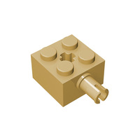 0,1 kg/72 pièces 6232 Blocs de construction 2*2 avec goupille et trou d'axe, briques spéciales, jouet éducatif créatif DIY, accessoires