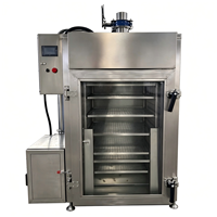 Four à fumage commercial, machine à fumer la viande en acier inoxydable, four à fumer automatique pour saucisses, bacon et poisson pour la transformation alimentaire