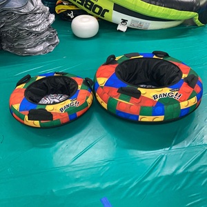 أنبوب تزلج قابل للنفخ للاستخدام الخارجي لشخص واحد، زلاجة ثلجية للبالغين، لعبة قابلة للنفخ ممتعة للأطفال في الهواء الطلق - Product Image 3