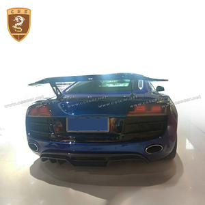 Pièces de rechange de style PD 2008-2015, diffuseur arrière en fibre de carbone pour <span class=keywords><strong>Audi</strong></span> <span class=keywords><strong>R8</strong></span> Gen 1 <span class=keywords><strong>V10</strong></span> - Product Image 2
