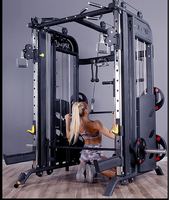 Station multifonctionnelle de haute qualité Équipement de fitness Vente directe d'usine Entraîneur de poids gratuit Smith Machine Squat Rack