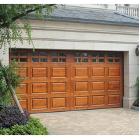 Porte sectionnelle de garage commerciale à ouverture vers le haut, standard américain, porte automatique, portes sectionnelles de garage résidentielles pour villas