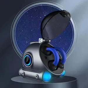 全新设计迷你智能蓝牙耳机立体声耳机无线充电盒蓝牙5.3无线耳机
