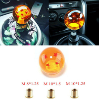 Venta caliente Forma de Dragon Ball 1-7 Star Universal Auto Manual Gear Stick Shift Knob Shifter en MT