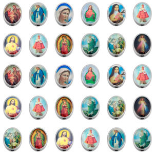 Colgante <span class=keywords><strong>de</strong></span> rosa, accesorios <span class=keywords><strong>de</strong></span> medallón, accesorios triangulares <span class=keywords><strong>de</strong></span> madera <span class=keywords><strong>de</strong></span> Jesús, abalorio católico, Rosario <span class=keywords><strong>de</strong></span> oración religiosa, conector Manual DIY - Product Image 5