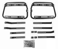 Ensemble de 3 boîtes à bagages en alliage d'aluminium 45L/38L, boîte supérieure pour moto, boîtes latérales pour moto