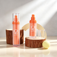 Flacon cosmétique en plastique sans air personnalisé en usine, 30 ml, 50 ml, pour crème et essence de soin personnel