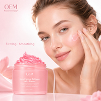 Crème Gelée Hydratante et Raffermissante au Collagène et Niacinamide pour une Peau de Verre, Affinant les Pores, Sans Parfum, 110ml (Vente en Gros)