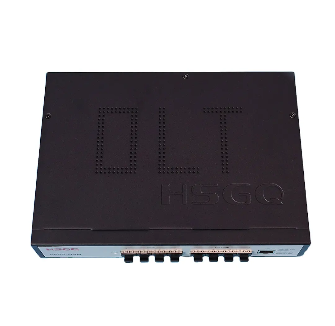 HSGQ-E04M huawie ma5608t 4 pon epon used olt dasan c320 fiber optic ftth mini epon 4 port olt