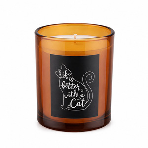 Fangdi Scented Candle Cylinder Fresh Soy <b>Wax</b> Pet Friendly Home Use - Product Image 1