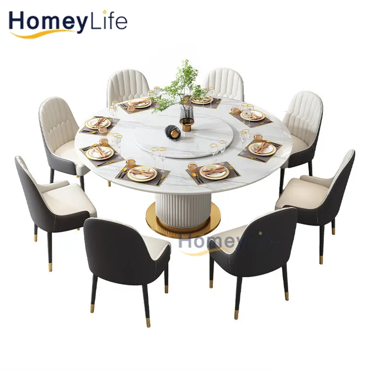 Conjunto de mesa de jantar luxuosa, móveis para sala de jantar, mármore, móveis 80x80cm, mesa de jantar quadrada