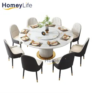 Luxury Dining Table Set Round Marble Dining Room Furniture 80*80cm Square Dining Table