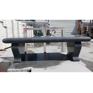 中国G654花岗岩长凳定制抛光表面手工雕刻花岗岩纪念长凳