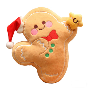 Peluche all'Ingrosso a Forma di Omino di Pan di Zenzero dei Desideri, Regalo di <span class=keywords><strong>Natale</strong></span>, Regalo di Compleanno per Bambini, Giocattolo Morbido - Product Image 1